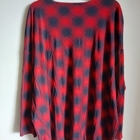 J.Jill Supima Cotton Plaid Tunic 3X - Picture 8 of 9